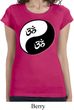 Ladies Yoga Shirt Yin Yang AUM Longer Length Tee T-Shirt