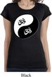 Ladies Yoga Shirt Yin Yang AUM Longer Length Tee T-Shirt