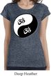 Ladies Yoga Shirt Yin Yang AUM Longer Length Tee T-Shirt