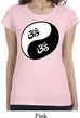 Ladies Yoga Shirt Yin Yang AUM Longer Length Tee T-Shirt