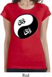 Ladies Yoga Shirt Yin Yang AUM Longer Length Tee T-Shirt