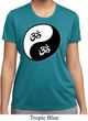 Ladies Yoga Shirt Yin Yang AUM Moisture Wicking Tee T-Shirt
