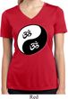 Ladies Yoga Shirt Yin Yang AUM Moisture Wicking V-neck Tee T-Shirt
