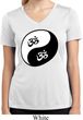 Ladies Yoga Shirt Yin Yang AUM Moisture Wicking V-neck Tee T-Shirt