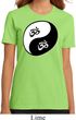 Ladies Yoga Shirt Yin Yang AUM Organic Tee T-Shirt