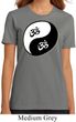Ladies Yoga Shirt Yin Yang AUM Organic Tee T-Shirt