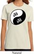 Ladies Yoga Shirt Yin Yang AUM Organic Tee T-Shirt