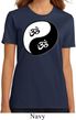 Ladies Yoga Shirt Yin Yang AUM Organic Tee T-Shirt