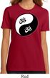 Ladies Yoga Shirt Yin Yang AUM Organic Tee T-Shirt