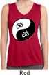 Ladies Yoga Shirt Yin Yang AUM Sleeveless Moisture Wicking Tee T-Shirt