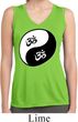 Ladies Yoga Shirt Yin Yang AUM Sleeveless Moisture Wicking Tee T-Shirt