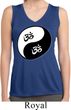 Ladies Yoga Shirt Yin Yang AUM Sleeveless Moisture Wicking Tee T-Shirt