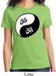 Ladies Yoga Shirt Yin Yang AUM Tee T-Shirt