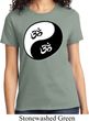 Ladies Yoga Shirt Yin Yang AUM Tee T-Shirt