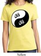 Ladies Yoga Shirt Yin Yang AUM Tee T-Shirt