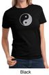 Ladies Yoga Shirt Yin Yang Big Print Meditation T-shirt