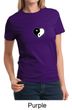Ladies Yoga Shirt Yin Yang Heart Small Print Tee T-Shirt