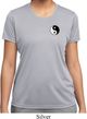 Ladies Yoga Shirt Yin Yang Patch Pocket Print Moisture Wicking Tee