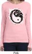 Ladies Yoga Shirt Yin Yang Sun Long Sleeve Tee T-Shirt