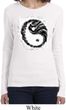 Ladies Yoga Shirt Yin Yang Sun Long Sleeve Tee T-Shirt