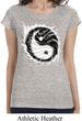 Ladies Yoga Shirt Yin Yang Sun Longer Length Tee T-Shirt