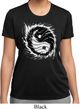 Ladies Yoga Shirt Yin Yang Sun Moisture Wicking Tee T-Shirt