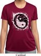 Ladies Yoga Shirt Yin Yang Sun Moisture Wicking Tee T-Shirt