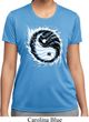 Ladies Yoga Shirt Yin Yang Sun Moisture Wicking Tee T-Shirt
