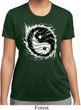 Ladies Yoga Shirt Yin Yang Sun Moisture Wicking Tee T-Shirt