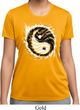 Ladies Yoga Shirt Yin Yang Sun Moisture Wicking Tee T-Shirt