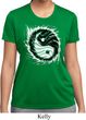 Ladies Yoga Shirt Yin Yang Sun Moisture Wicking Tee T-Shirt