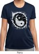 Ladies Yoga Shirt Yin Yang Sun Moisture Wicking Tee T-Shirt