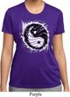 Ladies Yoga Shirt Yin Yang Sun Moisture Wicking Tee T-Shirt