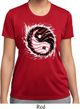 Ladies Yoga Shirt Yin Yang Sun Moisture Wicking Tee T-Shirt