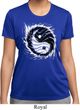 Ladies Yoga Shirt Yin Yang Sun Moisture Wicking Tee T-Shirt