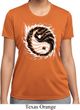 Ladies Yoga Shirt Yin Yang Sun Moisture Wicking Tee T-Shirt