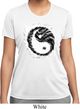 Ladies Yoga Shirt Yin Yang Sun Moisture Wicking Tee T-Shirt