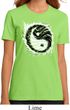Ladies Yoga Shirt Yin Yang Sun Organic Tee T-Shirt