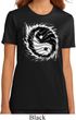 Ladies Yoga Shirt Yin Yang Sun Organic Tee T-Shirt