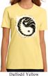 Ladies Yoga Shirt Yin Yang Sun Organic Tee T-Shirt