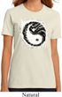 Ladies Yoga Shirt Yin Yang Sun Organic Tee T-Shirt