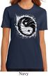Ladies Yoga Shirt Yin Yang Sun Organic Tee T-Shirt