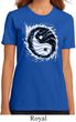 Ladies Yoga Shirt Yin Yang Sun Organic Tee T-Shirt