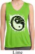 Ladies Yoga Shirt Yin Yang Sun Sleeveless Moisture Wicking Tee T-Shirt