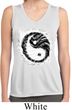 Ladies Yoga Shirt Yin Yang Sun Sleeveless Moisture Wicking Tee T-Shirt