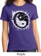 Ladies Yoga Shirt Yin Yang Sun Tee T-Shirt