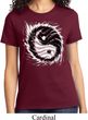 Ladies Yoga Shirt Yin Yang Sun Tee T-Shirt