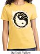Ladies Yoga Shirt Yin Yang Sun Tee T-Shirt