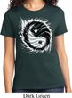 Ladies Yoga Shirt Yin Yang Sun Tee T-Shirt