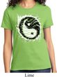 Ladies Yoga Shirt Yin Yang Sun Tee T-Shirt